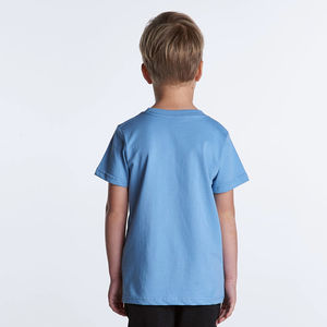 T-shirt personnalisé pour enfants T-shirt à manches courtes 100% coton pour garçons et filles avec logo imprimé Fourniture d'usine OEM - Product Image 3