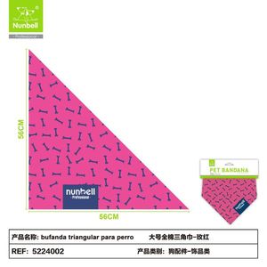 Vente en gros de grands bandanas triangulaires en coton pour chiens, foulards pour animaux de compagnie, accessoires et ornements pour animaux de compagnie, fabricant - Product Image 2