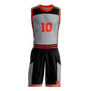 2025 ensembles d'uniformes de basket-ball de ligue d'équipe de Club sur mesure réversibles avec des chemises de basket-ball courtes à Double couche - Product Image 1