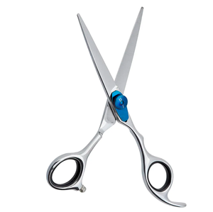 Ciseaux de beauté professionnels en acier inoxydable sur mesure Laser Cutter Salon de coiffure cisailles or réglable vis miroir polonais - Product Image 4