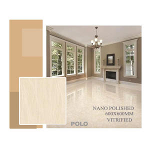 เครื่องตกแต่งคุณภาพสูงพอร์ซเลนนาโนขัดเงาขนาด600x600มม. กระเบื้องปูพื้นบ้านหินอ่อนดูละลายเกลือกระเบื้อง - Product Image 6