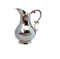 Carafe de service en cuivre martelé de haute qualité avec poignée en laiton, forme et taille personnalisées, compatible lave-vaisselle, écologique, grande capacité pour
