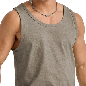 Débardeur de musculation pour hommes au prix de gros Style unique Vêtements de fitness surdimensionnés Gilet de gymnastique pour hommes à vendre - Product Image 5