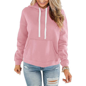 Custom <b>Womens</b> Cropped Hoodie Set Hoodie and Sweatpants Oversized Pullover Cotton <b>Tracksuit</b> Fashion Wholesale - Product Image 1