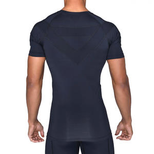 Nueva camiseta deportiva de verano para gimnasio, sublimada y personalizada, estilo nuevo, manga corta, para hombre, en venta. - Product Image 3