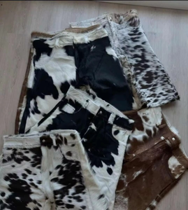 Streetwear personnalisé Veste en cuir en poil de vache pour hommes College Campus Patch Logo Bomber Veste en cuir pour hommes - Product Image 4