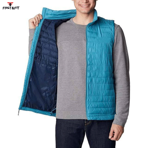 Chaleco Acolchado Reversible Ligero con Servicio OEM Personalizado, Chaleco de Invierno Cálido, Impermeable, de Secado Rápido, Transpirable, con Cuello en V - Product Image 4