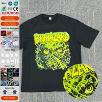 T-shirt pour homme en coton à manches courtes et col rond, anti-rides, respirant, doux, t-shirt de créateur avec impression numérique