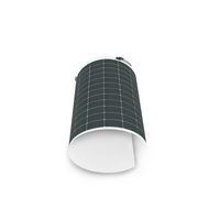Module photovoltaïque flexible ETFE haute efficacité, panneau solaire flexible monocristallin PERC portable et pliable pour marine, camping-car, voyage, voiture