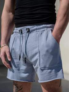 Short de basket-ball avec logo personnalisé pour hommes Nouveau design Vêtements de sport imprimés Vente en gros Short de basket-ball avec cordon de serrage sur mesure Natation décontractée imprimée - Product Image 4