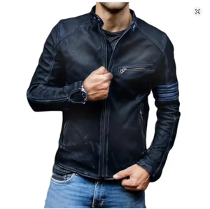 Nouveau modèle 2026 Veste en cuir pour homme et femme Nouvelle mode Veste en cuir pour homme Veste en cuir coupe-vent 2025 - Product Image 5