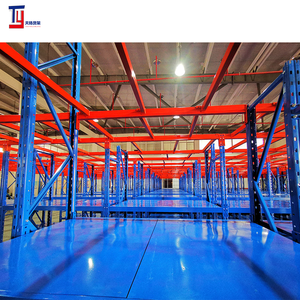 Tùy chỉnh nhiều lớp lửng giá công nghiệp lưu trữ Kệ nền tảng Kệ thép lửng kệ - Product Image 6