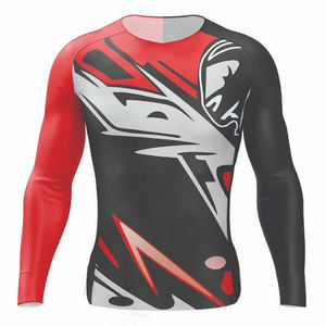 Best <b>Design</b> <b>Custom</b> Men's <b>Compression</b> <b>Shirt</b> Gym Fitness Rash Guard Sportswear High Quality Spandex/Polyester Quick Dry Breathable - Product Image 1