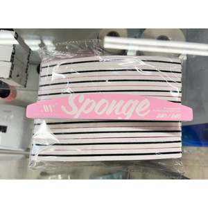 Confezione da 10 buffer per unghie per levigatura, composto da spugna ed EVA con logo stampato, essenziale per la cura delle unghie - Product Image 1