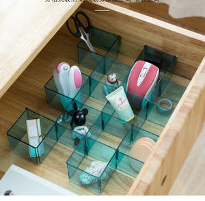 Séparateurs de tiroirs, séparateurs de tiroirs réglables pour le rangement des couverts et des chaussettes de maquillage. - Product Image 2