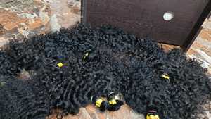 มัดผมมนุษย์แท้100% ผมมนุษย์แบบตรงสองชั้น12A 10A มัดผม15A เวียดนาม - Product Image 6