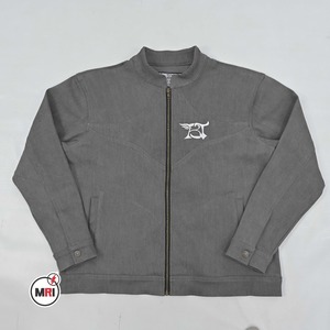 Veste mince à col montant avec logo brodé de style sportif de haute qualité New Street Cropped Zipper Casual Top Up Vestes pour hommes - Product Image 5