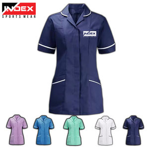 Uniformes de soins infirmiers hôpital médical tenue clinique costume Offre Spéciale col montant manches courtes gommages uniformes chemises - Product Image 6