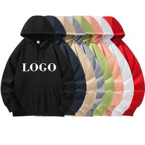 Pull-over surdimensionné en maille épaisse, sweats à capuche vintage délavés à l'acide pour couples. Sweatshirts pour hommes et femmes - Product Image 6