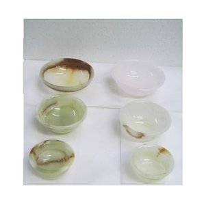 Cuenco de mármol decorativo piedra natural hecho a mano versátil elegante centro de mesa utilidad para comedor servir ensalada de frutas Decoración de cocina - Product Image 5