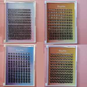 Hot Bán Precut DIY Cụm Lông Mi 12Mm 14Mm Tàn Ác Miễn Phí Mỏng Hơn Ban Nhạc OEM ODM 3D Cụm Lông Mi - Product Image 4