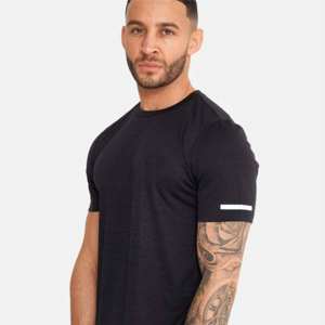 Camiseta de manga corta con cuello redondo para hombre ODM DTG/DTF, 100% de algodón satinado, talla grande 6XL, 220GSM - Product Image 5