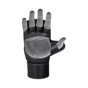 Gants professionnels MMA hybrides en cuir PU avec poignées, sangle de poignet réglable, antidérapants pour l'entraînement de Muay Thai et de Kick Boxing - Product Image 3