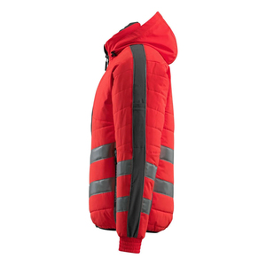 Custom Supplier Hooded Unisex <b>Thermal</b> Quilted Canvas Outerwear Lightweight Winter Alternative Cold Proof Stylish Front Puffer - Product Image 5
