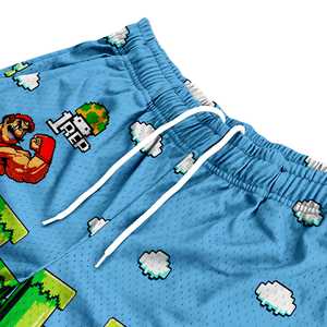 Pantalones cortos de malla personalizados de talla grande Bolsillos de secado rápido Baggy Pantalones cortos de malla informales de alta calidad para hombres 2025 - Product Image 2