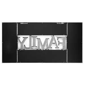 Cadre photo familial blanc XL pour salon, idéal pour les occasions spéciales comme les anniversaires - Product Image 1