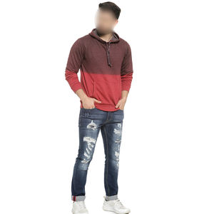 Customized Contrast Color Good Selling Product New Arrival Premium Quality <b>Men</b> Causal Wear <b>Hoodies</b> - Product Image 3