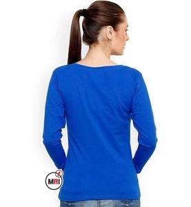 เสื้อยืดแขนยาวผ้าฝ้าย100% เข้ารูปสำหรับผู้หญิงเสื้อแนวสตรีทเข้ารูปสำหรับฤดูใบไม้ผลิฤดูใบไม้ร่วง - Product Image 2