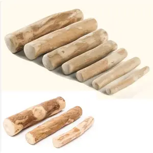 Wood alternative dog chew toys Natural cheap price wholesale coffee wooden toy dental chews for pet dogs WA0084838366717 (Ms.Lyn