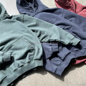 Sweat-shirts pour hommes grande taille fabriqués par DEC, vêtements de rue personnalisés, tissu en molleton français sans cordon, impression de logo, sweat-shirts pour hommes - Product Image 2