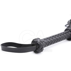 Professional Horse Riding Whip with Comfortable Grip Handle Handmade <b>Leather</b> Riding <b>Flogger</b> for Equestrian Sports Lightweight - Product Image 6