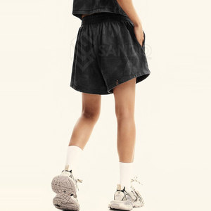 เสื้อซักกรดสำหรับผู้หญิงตัวสั้นผ้าซักแบบสั้นน้ำหนักเบามีเอกลักษณ์2025สั้นดีไซน์ใหม่ล่าสุด - Product Image 5