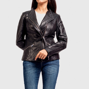 Vente en gros de vestes en cuir véritable pour femmes-Fini écologique à séchage rapide et respirant Vente chaude Vêtements de mode élégants - Product Image 3