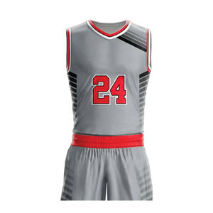 2024 último diseño superventas diseño impreso personalizado ropa de baloncesto uniformes personalizados duraderos adultos uniforme de baloncesto - Product Image 4