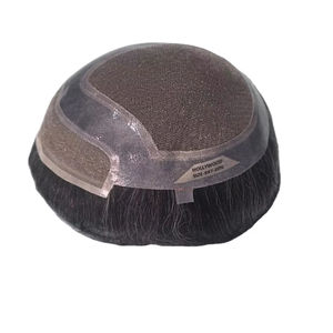 Toupee para Hombre Taz Hair, Peluca de Cabello Humano 100%, Densidad Cruda 60%-150%, Cabello Indio Remy, Resistente al Agua, Ondulado - Product Image 4