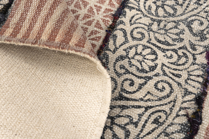 Tapis indien Dhurries tissé à la main tapis de sol décoratif tapis en coton en gros Dhurrie tapis tapis Service personnalisé - Product Image 4