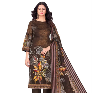 Haute qualité Dhwaja Export femmes velours Salwar Kameez JAAM impression AARI travail à la main travail au diamant - Product Image 1