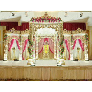Atlanta <b>Wedding</b> Halls Latest Bollywood Mandap Decor Jodha Akbar Mandap Bollywood Mandap Filmy Style Outdoor Mandap Netherlands - Product Image 1