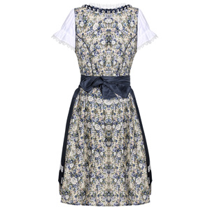 Costume de serveuse de bière allemande traditionnelle beige, jupe dirndl bavaroise, déguisement de fête fantaisie, robe d'<span class=keywords><strong>Halloween</strong></span> pour femmes et filles - Product Image 5