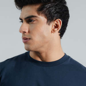 T-shirts personnalisés lourds 100% coton pour hommes motif uni à épaules tombantes surdimensionné 240 grammes t-shirt vierge Style Streetwear - Product Image 5