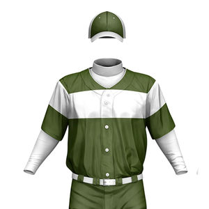 Fabricant professionnel de tenues de baseball respirantes à séchage rapide, sublimées, de haute qualité, antibactériennes, protection UV - Product Image 4