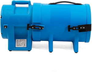 Nouveau ventilateur axial haute pression MOUNTO 8 pouces 1/3 CV pour ventilation avec tuyaux de 25 pieds - Product Image 2