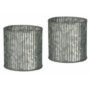 Jardinière en métal de conception élégante de jardinière en métal de vente chaude jardinières galvanisées à la main pour l'utilisation de jardin intérieur extérieur au meilleur prix - Product Image 4