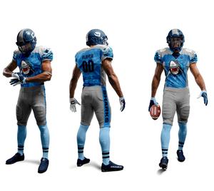 OEM ODM ชุดเสื้อฟุตบอลอเมริกันแบบระเหิดตาข่ายโพลีเอสเตอร์แห้งเร็ว - Product Image 4