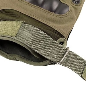 Guantes tácticos de cuero personalizados con forro de algodón y función de pantalla táctil para la seguridad de las manos de los trabajadores de la construcción - Product Image 4