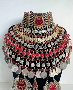 Cuentas de Cobre Hechas a Mano, Joyería Cultural Tribal Afgana Bohemia, Accesorio de Moda Étnico Vintage Decorativo para Mujer, Fiesta - Product Image 5